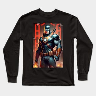 Superhero Cover Long Sleeve T-Shirt